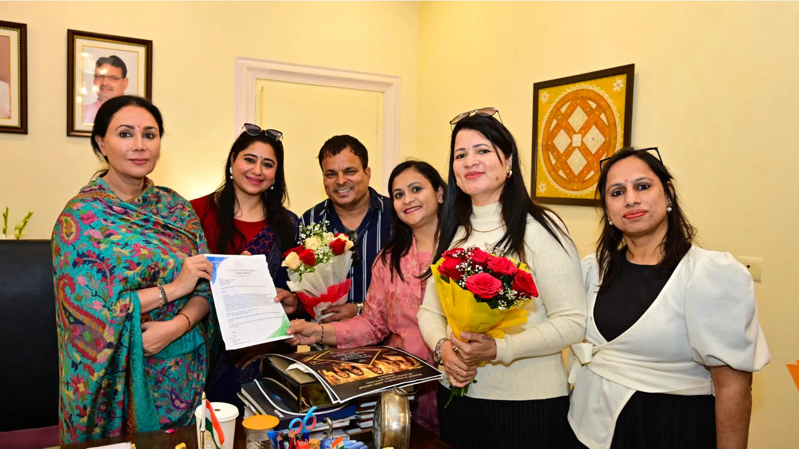 इन्फ्लुएंसर एंड बिजनेस सुपर एक्सीलेंस अवॉर्ड हेतु उपमुख्यमंत्री दिया कुमारी को औपचारिक आमंत्रण