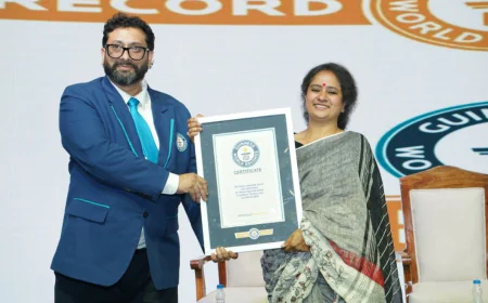 अंतरराष्ट्रीय महिला दिवस पर डॉ. मुकेश शारदा को Guinness World Records से मिली पहचान
