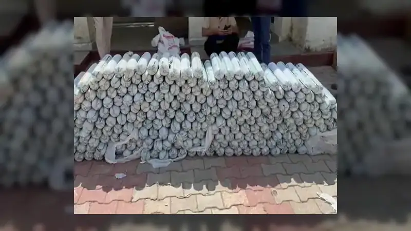 जयपुर में अवैध खान पर दबिश: भारी मात्रा में विस्फोटक जब्त, दो गिरफ्तार