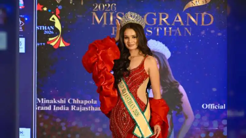 जयपुर की मीनाक्षी छापोला बनीं मिस ग्रांड राजस्थान 2026, अब मिस ग्रांड इंडिया में करेंगी प्रदेश का प्रतिनिधित्व