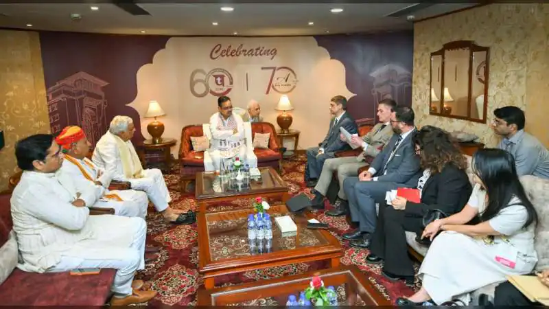 राजस्थान में कृषि निवेश बढ़ाने के लिए CM भजनलाल शर्मा ने विदेशी प्रतिनिधियों से की मुलाकात