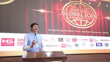 "व्यक्ति नहीं काम बोलता है"  इंस्पायरिंग ग्लोबल आइकॉन अवॉर्ड्स में बोले भाजपा नेता राजेश यादव